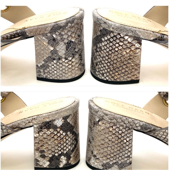 Cole Haan Women’s Metallic Nubuck Grand Ambition Adele Slingback Sandal - Picture 12 of 14